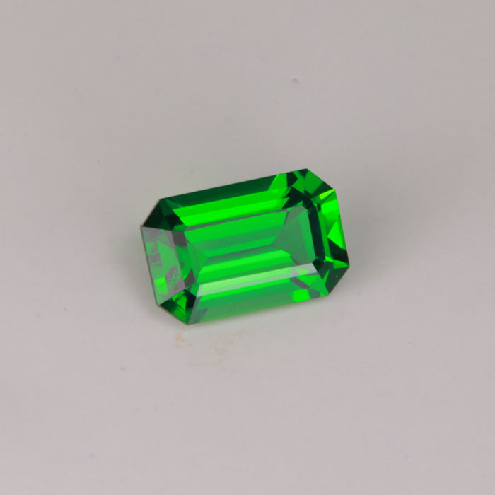 chrome tourmaline gemstone emerald cut