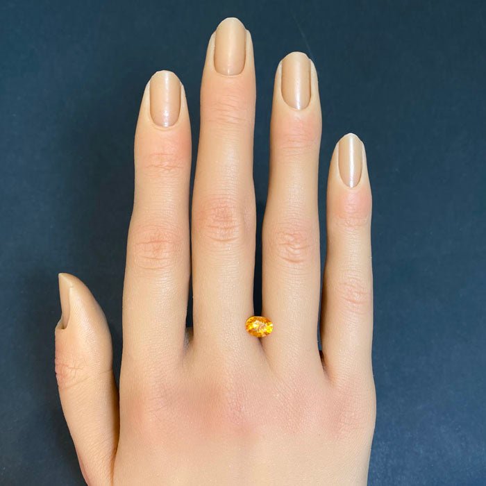 orange spessartite garnet