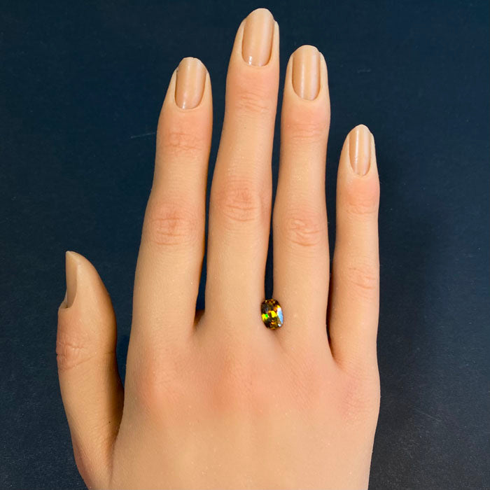 sphene yellow brown gemstone