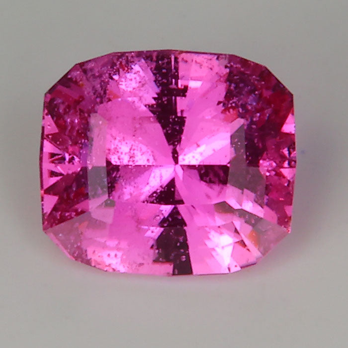 pink sapphire gemstone antique cushion cut