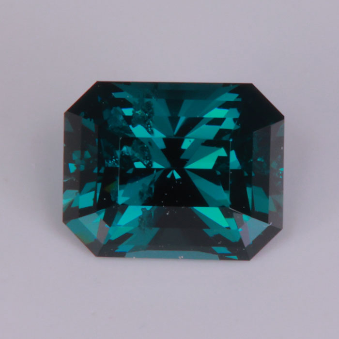 Emerald Cut Tanzanian Blue Green Spinel