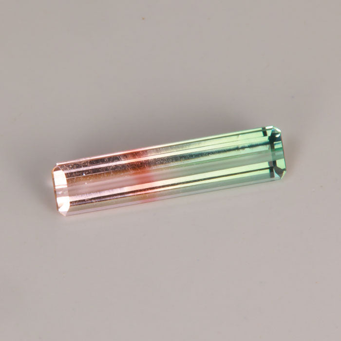 Bicolor Tourmaline pink and green color