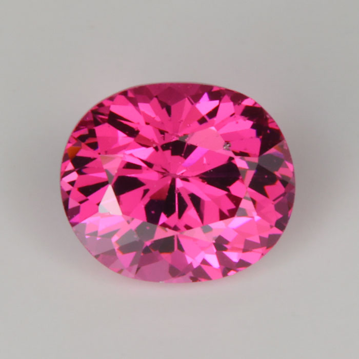 violet pink oval malaia garnet gem