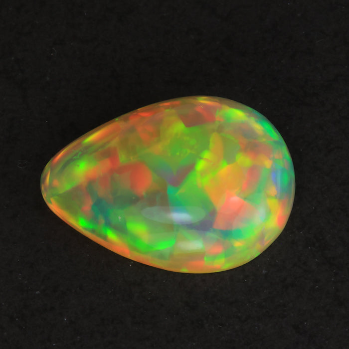 pear cabochon cut ethiopian opal gem