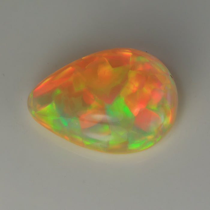 opal gemstone pear shape cabochon