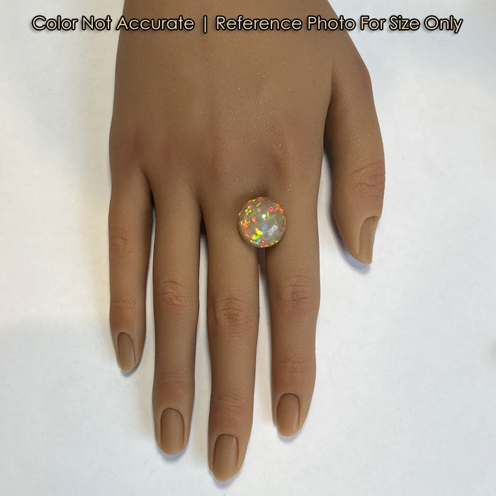 Round Cabochon Cut Welo Opal 11.09 Carats
