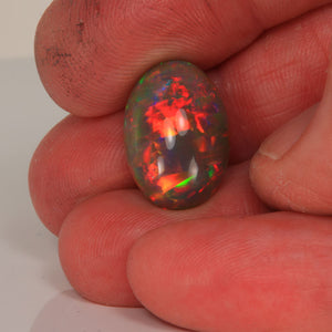 black opal oval shape cabochon 11.53 carats