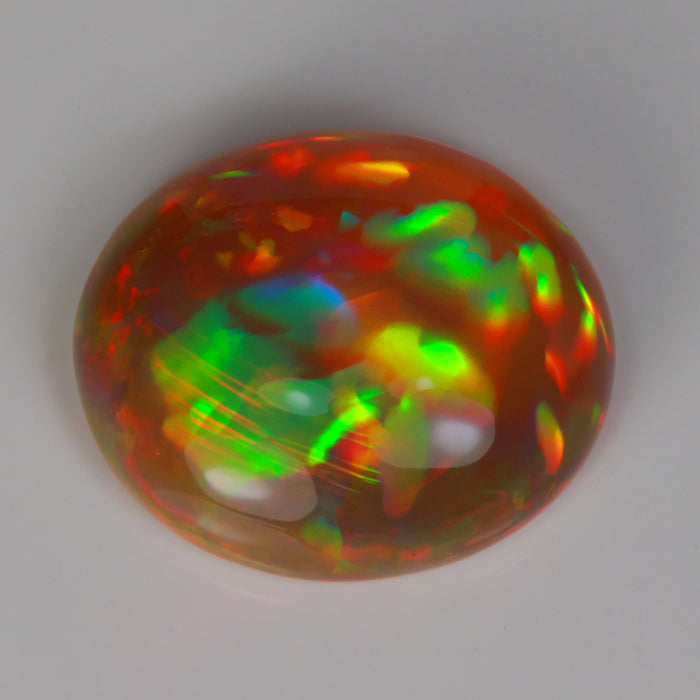 ethiopian opal gemstone oval cut