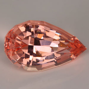 Morganite Gemstone Pear Shape Pink Peach 