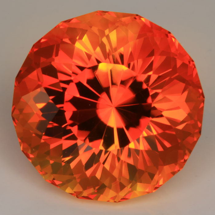 Orange Citrine Gemstone Uruguay Portuguese Cut