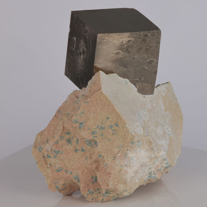 🚨 30% OFF w/ Code BLUE30 | 844g Spanish Pyrite Cube on Matrix
