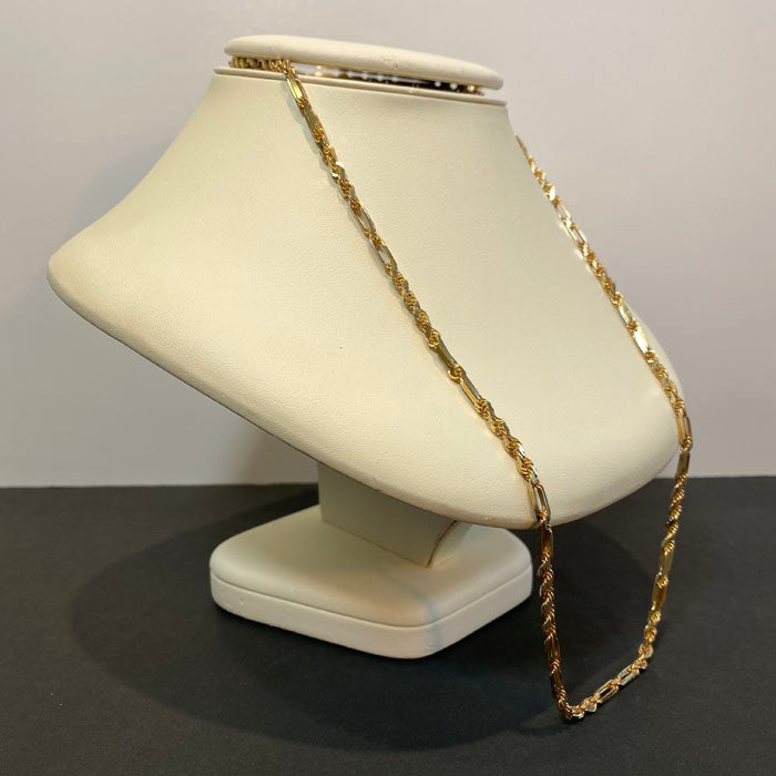figarope necklace yellow gold