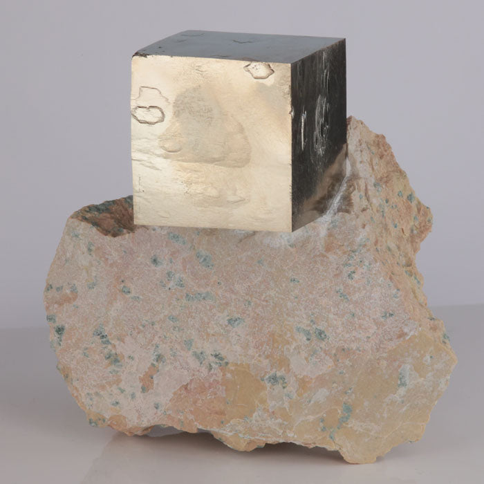 🚨 30% OFF w/ Code BLUE30 | 844g Spanish Pyrite Cube on Matrix