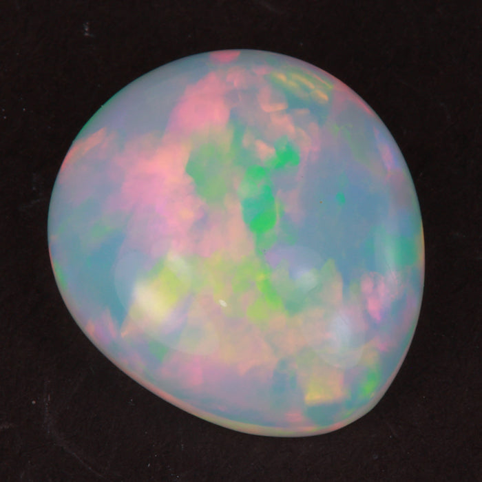 opal gemstone pear shape cabochon cut 