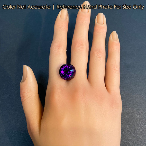 RARE !! JOLIE AMETHYSTE POURPRE D'AFRIQUE : 1,08 CARAT