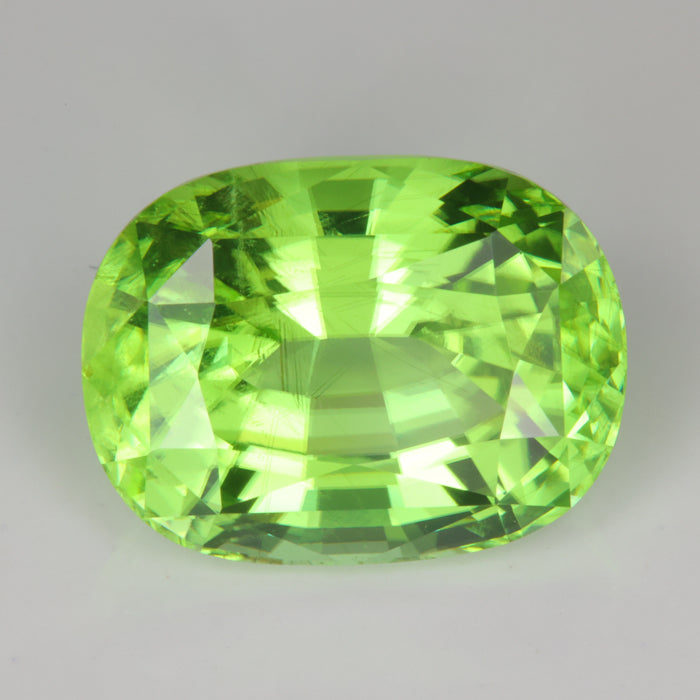 blue green color oval cut peridot natural gemstone 