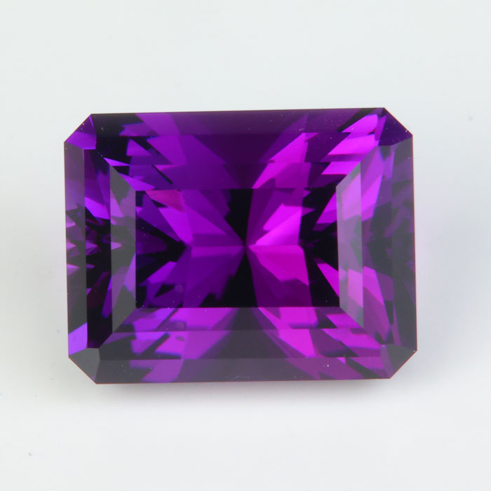 natural purple color amethyst gemstone