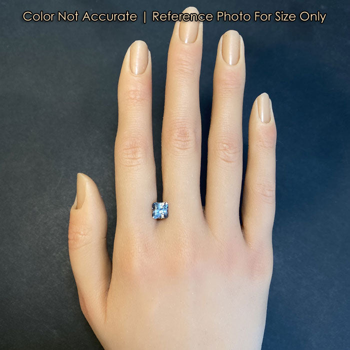 blue gray spinel size on hand