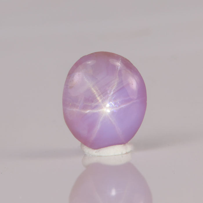 natural star sapphire gem pink color