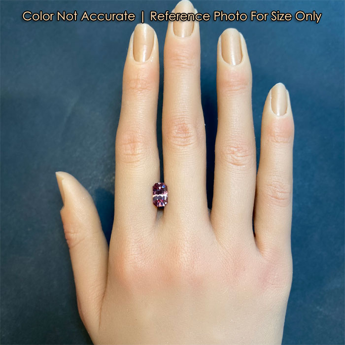 Emerald Cut Imperial Zircon 2.88 Carats