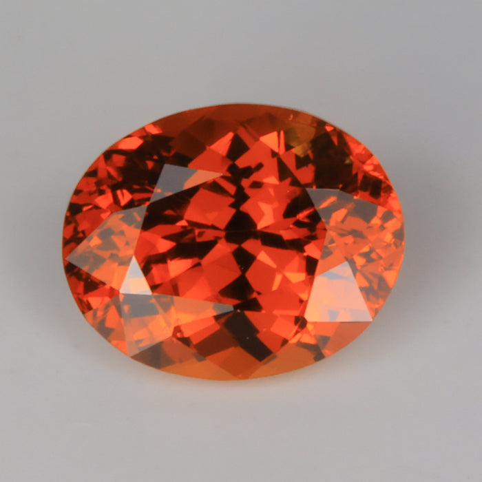 orange color spessartite garnet from madagascar