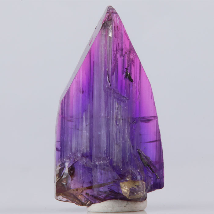 pink and purple tanzanite crystal 