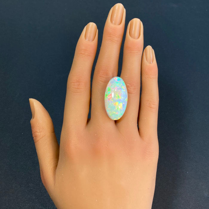 oval cabochon opal large