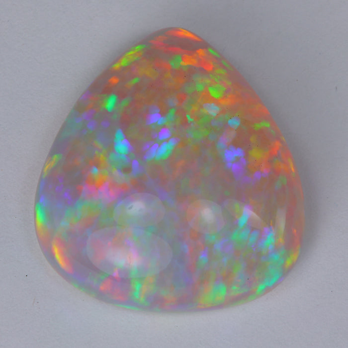 opal gem pear shape cabochon cut