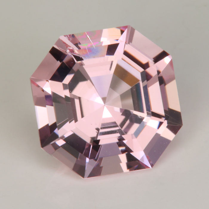 pink color natural morganite gemstone 