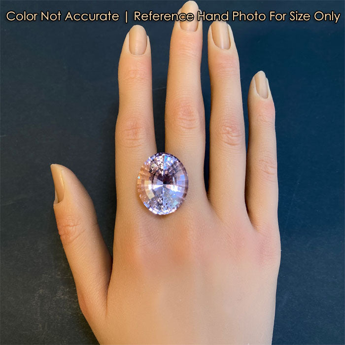 Oval Pink Quartz Gemstone - Main Image