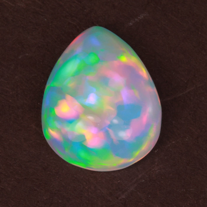opal gem from ethiopia pear shape