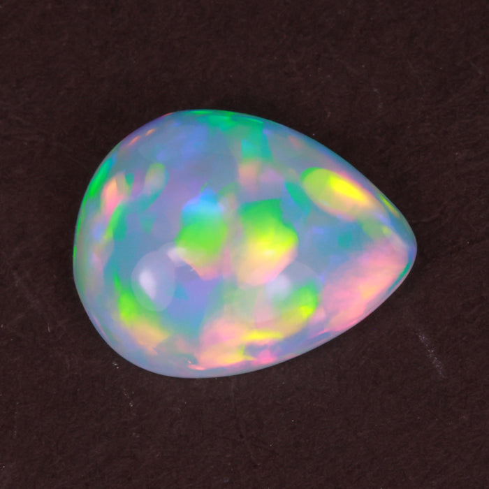 pear cabochon opal from ethiopia
