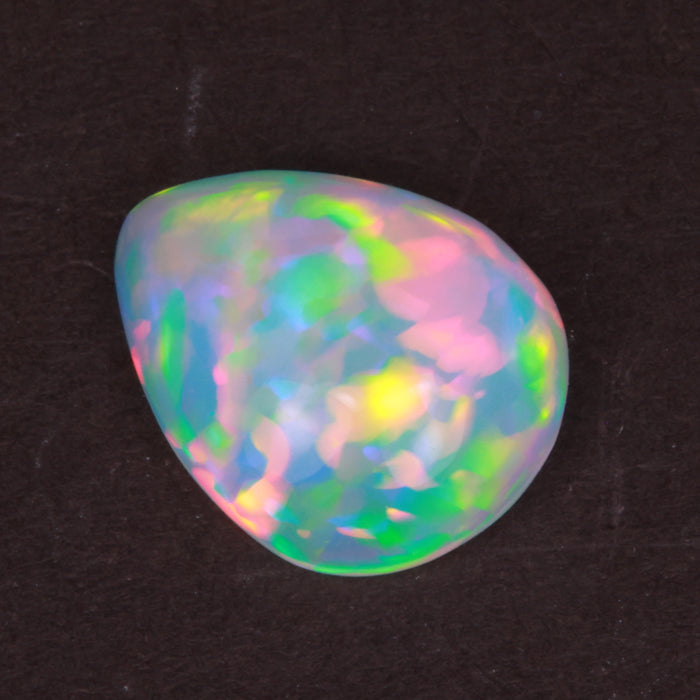 opal gemstone pear shape cabochon