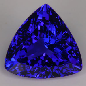 Trilliant Tanzanite Gemstone Tanzania Heated Blue Purple