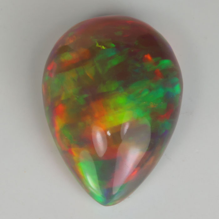 pear shape cabochon opal gemstone