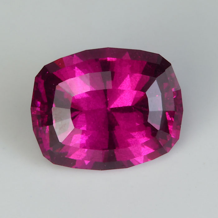 violet red garnet gemstone barion antique cushion cut