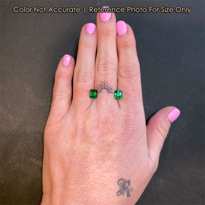 green color tsavorite garnets on hand