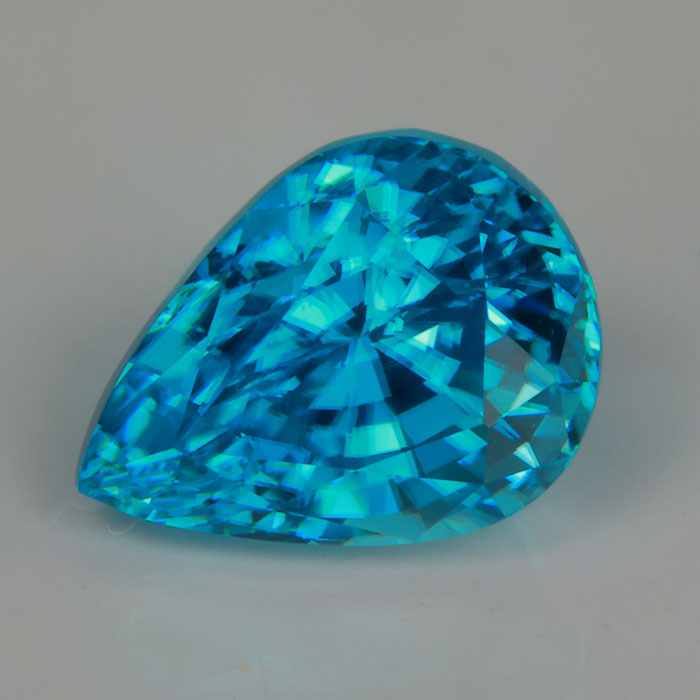 blue zircon gemstone greenish blue 