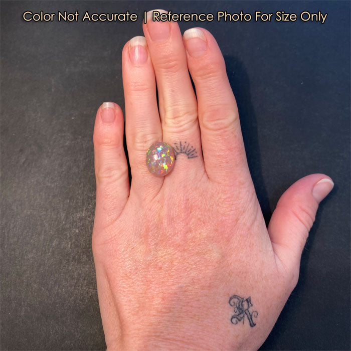 opal size to hand