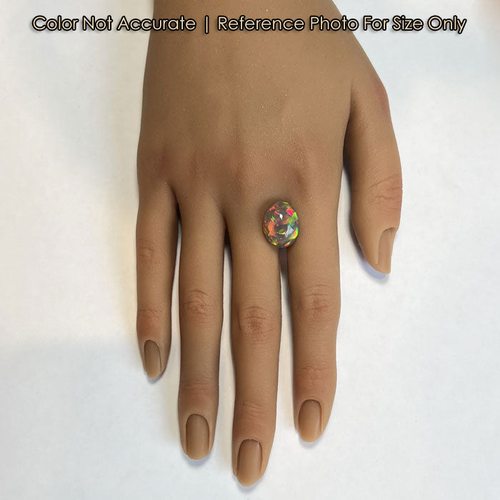 Oval Cabochon Cut Welo Opal 7.72 Carats