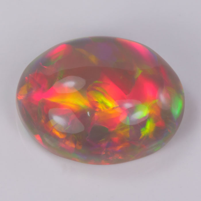 Oval Cabochon Cut Welo Opal 7.72 Carats