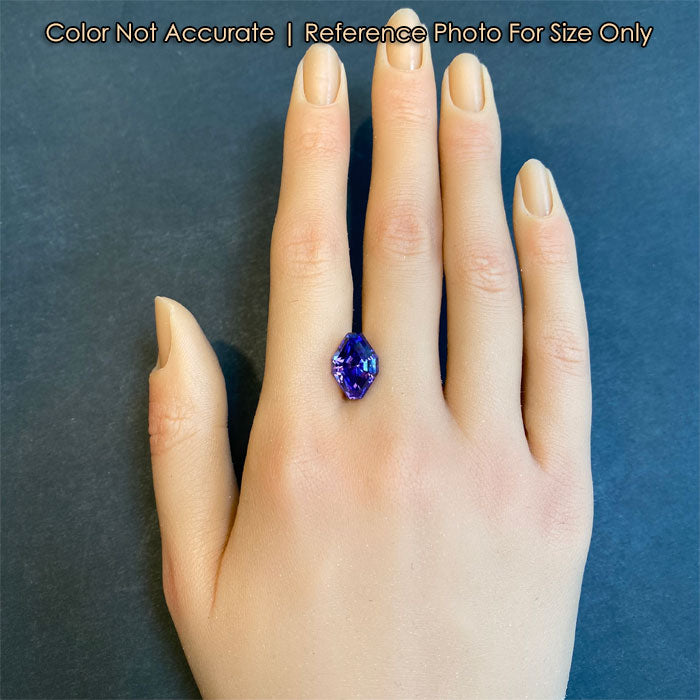 tanzanite violet blue gem size
