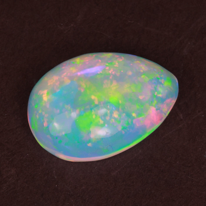 opal gemstone pear cabochon cut