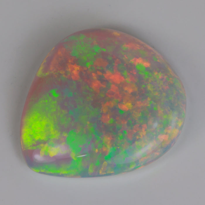 opal gemstone pear shape cabochon cut