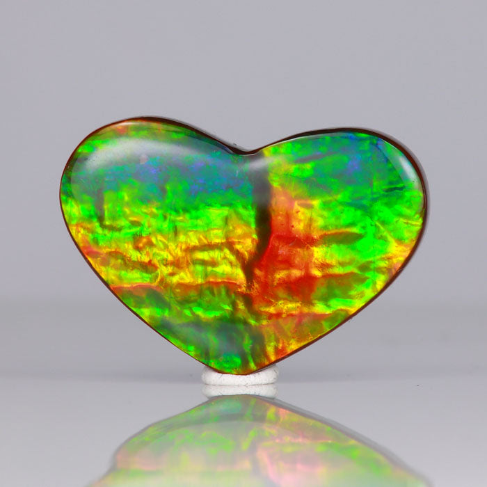 heart shape ammolite