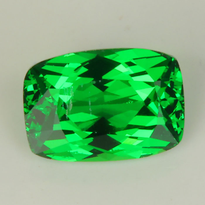 fine green antique cushion garnet tsavorite gemstone