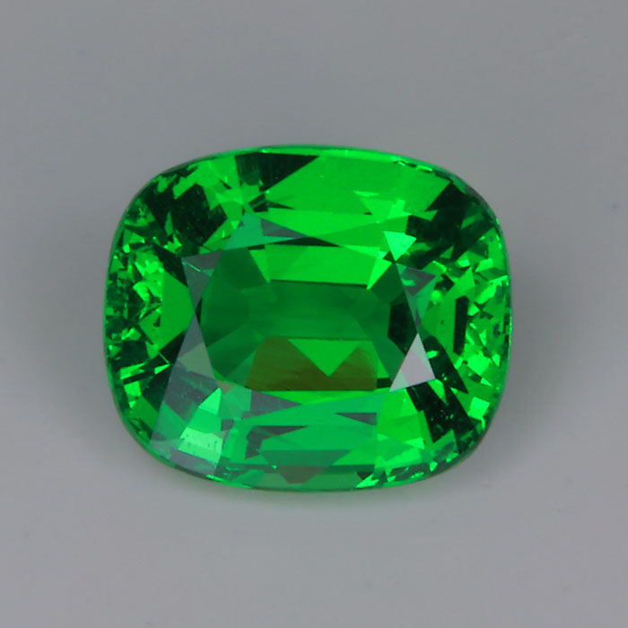 fine green tsavorite garnet gemstone