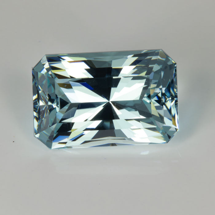 Aquamarine Brilliant Emerald Cut 18.25 Carats
