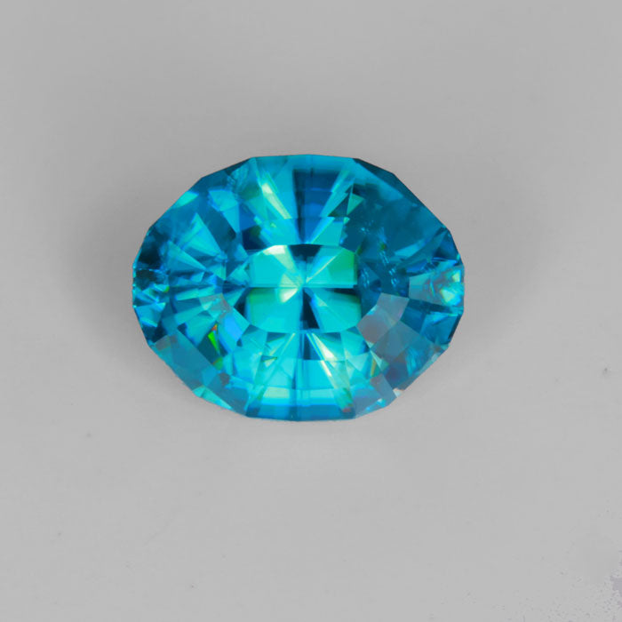 Blue Zircon from Malawi 4.44 Carats