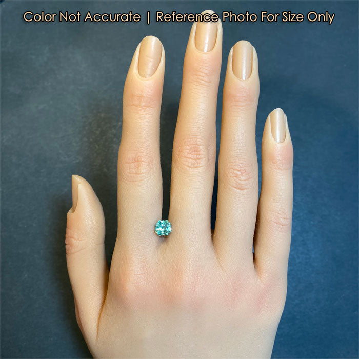 natural green garnet gemstone size reference